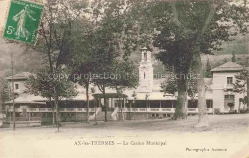 AK / Ansichtskarte Ax-les-Thermes Ax-les-Hermes FOIX 09 Ariege Le Casino Municpal