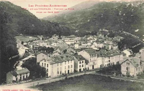 AK / Ansichtskarte Ax-les-Thermes Ax-les-Hermes FOIX 09 Ariege Vue sur la ville prise du côté sud