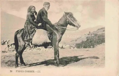 AK / Ansichtskarte PFERDE Horses Cheval Corses Corsica