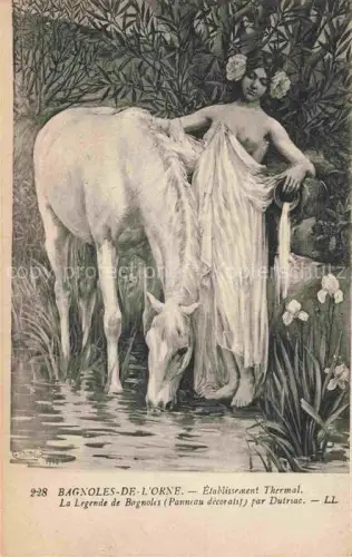 AK / Ansichtskarte PFERDE Horses Cheval LL. Nr. 228 Bagnoles de Orne 