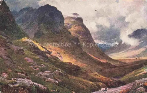 AK / Ansichtskarte PALMER Sutton Harold (1854-1933) Kuenstlerkarte UK Glencoe Argyllshire