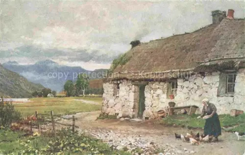AK / Ansichtskarte PALMER Sutton Harold (1854-1933) Kuenstlerkarte UK Croft near Loch Etive Argyllshire