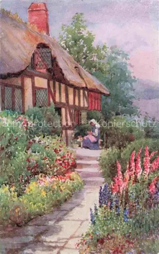 AK / Ansichtskarte WILMOT Florence N. F. Kuenstlerkarte UK Anne Hathaway Garden