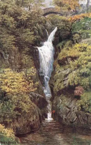 AK / Ansichtskarte ARQ QUINTON Alfred Robert (1853-1934) Kuenstlerkarte Nr. Aira Force Important Printed Matter Rate