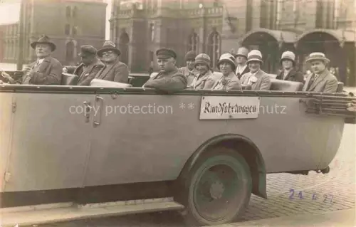 AK / Ansichtskarte Rundfahrtbus Autobus Omnibus 