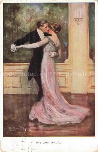 AK / Ansichtskarte UNDERWOOD Clarence F. (1871-1929) Kuenstlerkarte MUNK The Last Walz M.M. Vienne Nr. 742