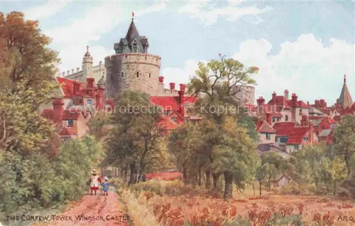 AK / Ansichtskarte ARQ QUINTON Alfred Robert (1853-1934) Kuenstlerkarte Nr. 1190 the Curfew Tower Windsor Castle England 