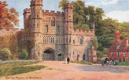 AK / Ansichtskarte QUINTON Alfred Robert ARQ (1853-1934) Kuenstlerkarte Nr. 1003 Battle Abbey Hastings England