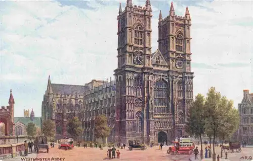 AK / Ansichtskarte QUINTON Alfred Robert ARQ (1853-1934) Kuenstlerkarte Nr. 1053 Westminister Abbey England 