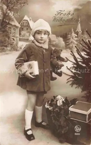 AK / Ansichtskarte Foto Roto Nr. 6283 Maedchen Weihnachten 