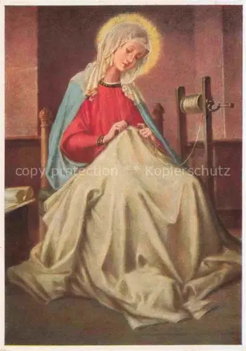 AK / Ansichtskarte MueLLER Josef Muenchen Kuenstlerkarte Maegdlein Maria