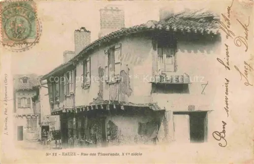 AK / Ansichtskarte Eauze Condom 32 Gers Rue des Tisserands XVe siècle