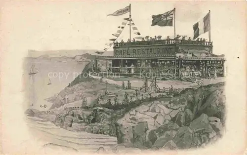 AK / Ansichtskarte Rotheneuf Saint-Malo 35 Ille-et-Vilaine Café Restaurant Kuenstlerkarte