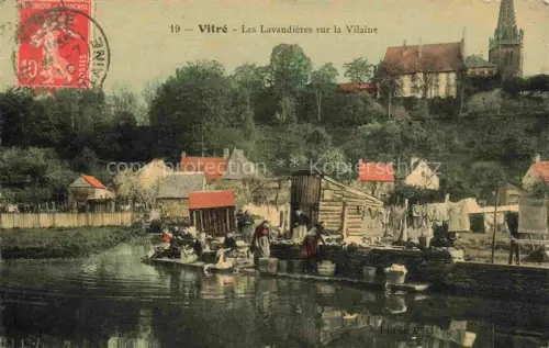 AK / Ansichtskarte Vitre  RENNES 35 Ille-et-Vilaine Les Lavandières sur la Vilaine