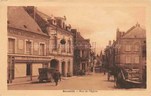 AK / Ansichtskarte Ecueille Chateauroux 36 Indre Rue de l'Eglise
