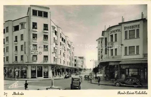 AK / Ansichtskarte Meknes Maroc Rond-Point-Volubilis