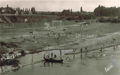 AK / Ansichtskarte Muides-sur-Loire BLOIS 41 Loir-et-Cher La plage sur la Loire