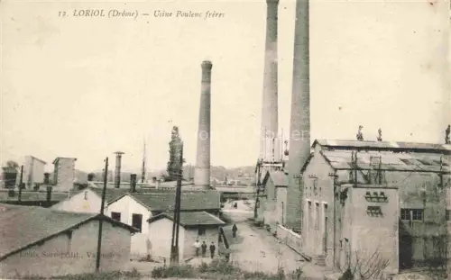 AK / Ansichtskarte Loriol-sur-Drome VALENCE 26 Drome Usine Poulenc frères