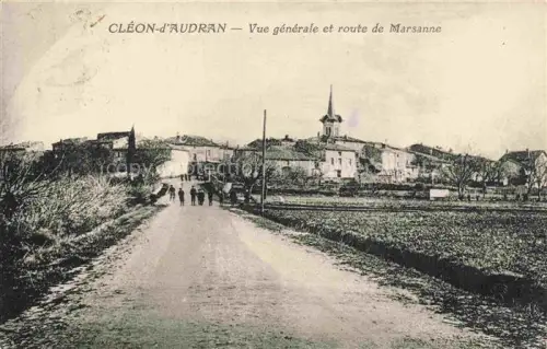 AK / Ansichtskarte Cleon-d Andran NYONS 26 Drome Vue générale et Route de Marsanne