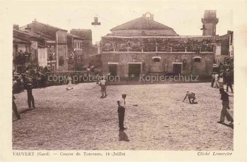 AK / Ansichtskarte Vauvert NIMES 30 Gard Course de Taureaux