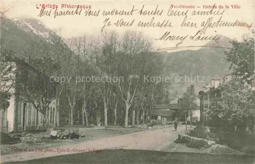 AK / Ansichtskarte Vic-Dessos Vicdessos Vic d Essos FOIX 09 Ariege Entrée de la ville