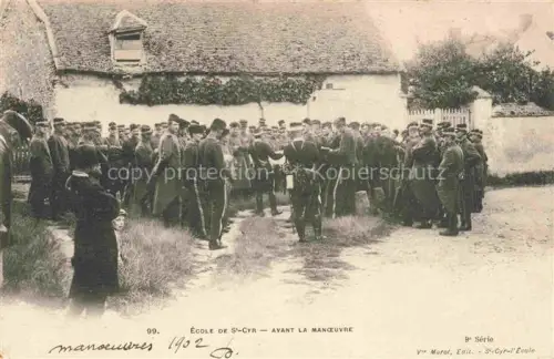 AK / Ansichtskarte St-Cyr -l Ecole 78 Yvelines Avant la manoeuvre