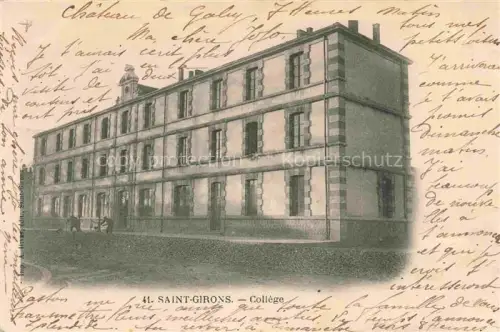 AK / Ansichtskarte Saint-Girons Ariege Collège