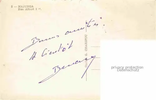 AK / Ansichtskarte Majunga Madagascar Rue Albert Ier