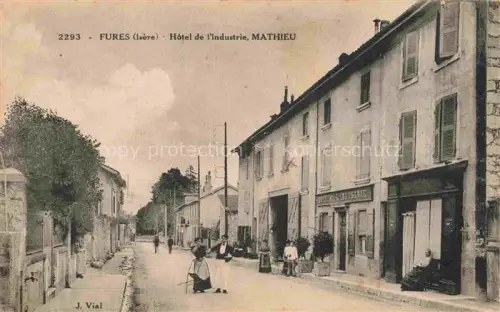 AK / Ansichtskarte Fures Tullins Grenoble 38 Isere Hôtel de l'Industrie Mathieu