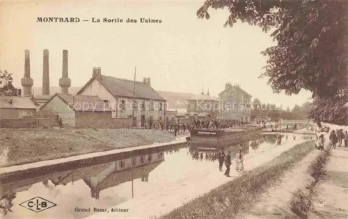 AK / Ansichtskarte MONTBARD 21 Cote-d Or La sortie des usines