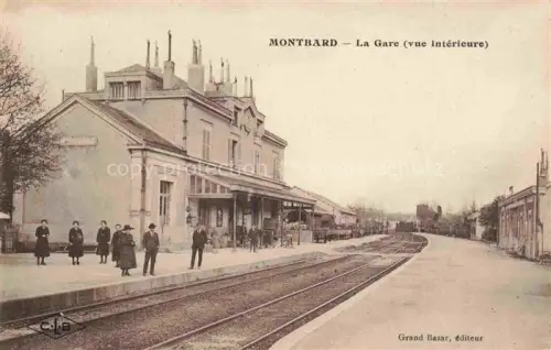 AK / Ansichtskarte MONTBARD 21 Cote-d Or La gare vue intérieure