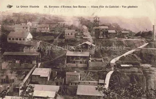 AK / Ansichtskarte Evaux-les-Bains Aubusson 23 Creuse Mines d'Or du Châtelet vue générale