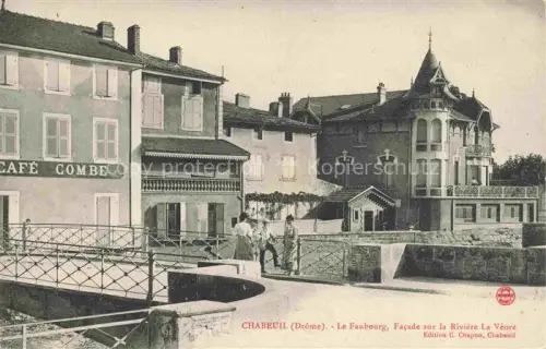 AK / Ansichtskarte Chabeuil Valence 26 Drome Le Faubourg facade sur la rivière La Véore