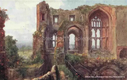 AK / Ansichtskarte QUINTON Alfred Robert ARQ (1853-1934) Kuenstlerkarte Nr. 2504 Great Hall Banqueting Kenilworth 