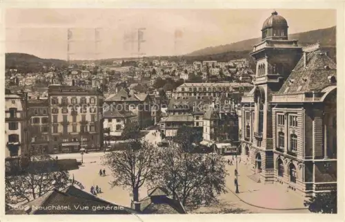AK / Ansichtskarte Neuchatel NE Vue generale