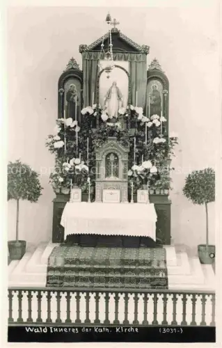 AK / Ansichtskarte Wald  ZH Kath Kirche Inneres