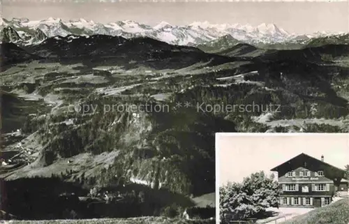 AK / Ansichtskarte Hoernli-Kulm 1136m Hoernlikulm Toesstal Fischental ZH Panorama Gasthaus Hoernli