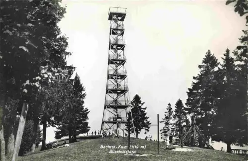 AK / Ansichtskarte Bachtel-Kulm Bachtelkulm 1110m ZH Aussichtsturm Gasthaus Bachtel Kulm