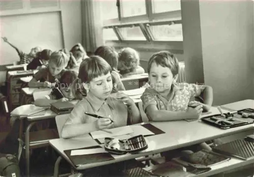 AK / Ansichtskarte Schule School Ecole Escuela Scuola-- Schulanfang Klasse Unterricht 