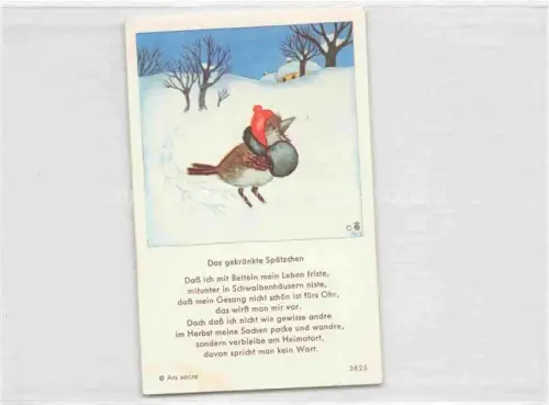 AK / Ansichtskarte IBM BOHATTA-MORPURGO Ida (1900-1992) Kuenstlerkarte Nr. 3825 Das gekraenkte Spaetzchen 