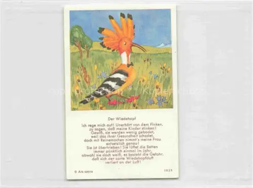 AK / Ansichtskarte IBM BOHATTA-MORPURGO Ida (1900-1992) Kuenstlerkarte 3825 Der Wiedehopf 