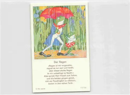 AK / Ansichtskarte IBM BOHATTA-MORPURGO Ida (1900-1992) Kuenstlerkarte Nr. 10736 Der Regen Frosch 