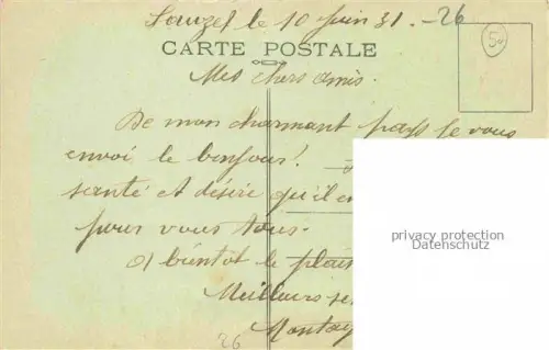 AK / Ansichtskarte Sauzet NYONS 26 Drome Château Sestier et Route de Cléon-d'Andran