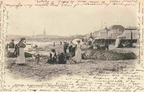 AK / Ansichtskarte ROYAN 17 Charente-Maritime Grande Conche Eglise Notre-Dame