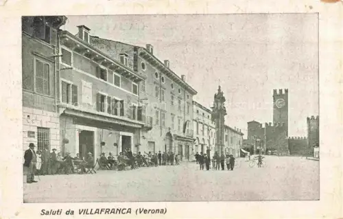 AK / Ansichtskarte Villafranca di Verona IT Stadtzentrum