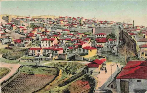 AK / Ansichtskarte Saloniki Salonica Salonicco Greece Panorama Old Town