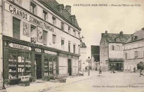 AK / Ansichtskarte Chatillon-sur-Seine Montbard 21 Cote-d Or Place de l'Hôtel de Ville