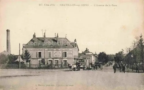 AK / Ansichtskarte Chatillon-sur-Seine Montbard 21 Cote-d Or Avenue de la Gare
