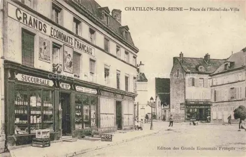 AK / Ansichtskarte Chatillon-sur-Seine Montbard 21 Cote-d Or Place de l'Hôtel de Ville