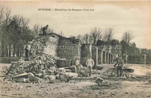 AK / Ansichtskarte Auxonne DIJON 21 Cote-d Or Démolition des remparts